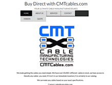 Tablet Screenshot of cmtcables.com